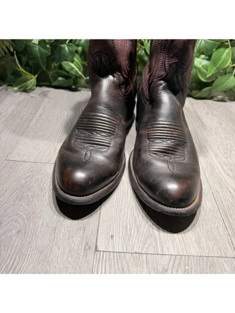 Tecovas The Cartwright Leather Dark Brown Boots 8.5 D Western Boots